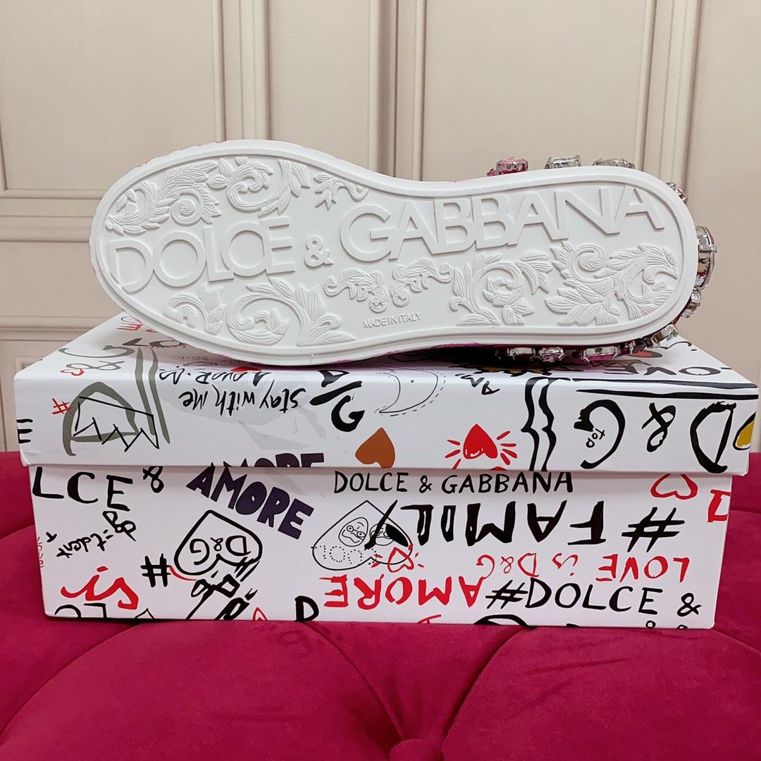 Dolce & Gabbana Calfskin Portofino Sneakers - DopestKickz