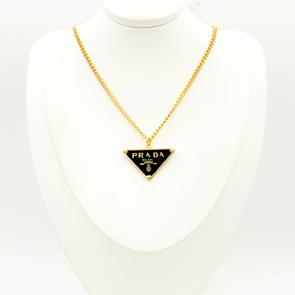 Prada Symbole Pendant Necklace - DopestKickz
