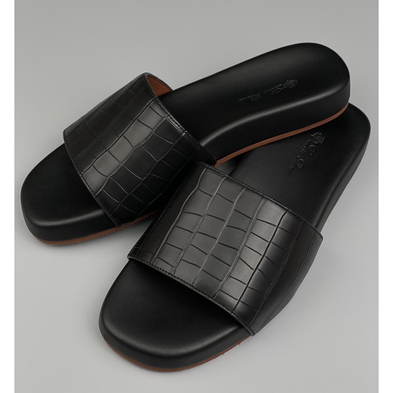 Loro Piana Slide Sandal  - DopestKickz