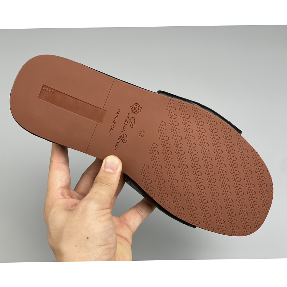 Loro Piana Slide Sandal  - DopestKickz