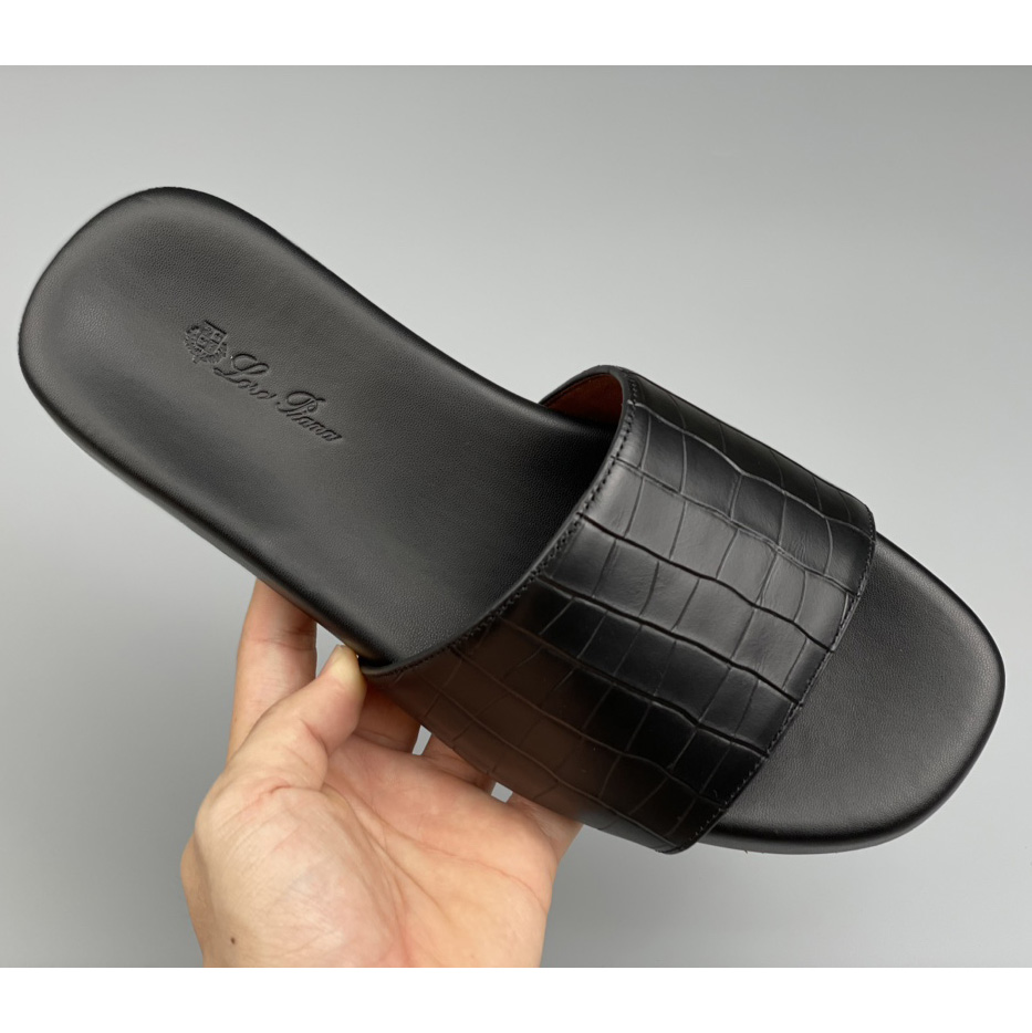 Loro Piana Slide Sandal  - DopestKickz