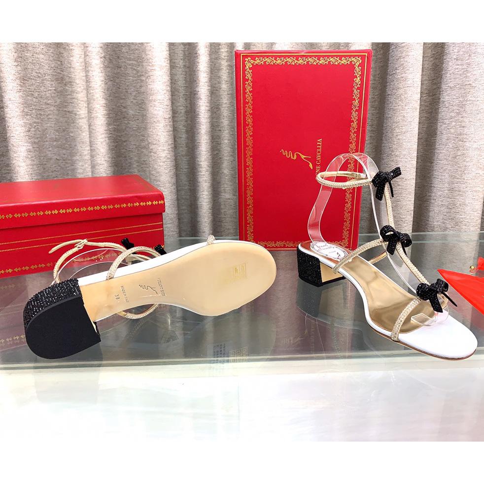 Rene Caovilla Sandals With Ankle Laces Caterina - DopestKickz