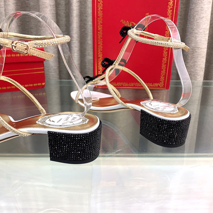 Rene Caovilla Sandals With Ankle Laces Caterina - DopestKickz