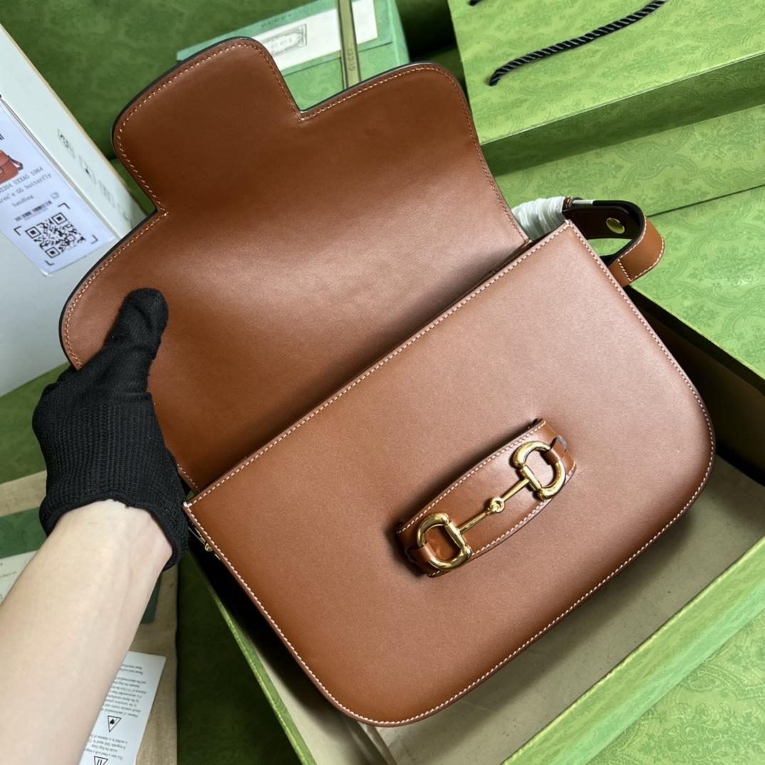 Gucci Horsebit 1955 Shoulder Bag(25-18-8cm)    - DopestKickz