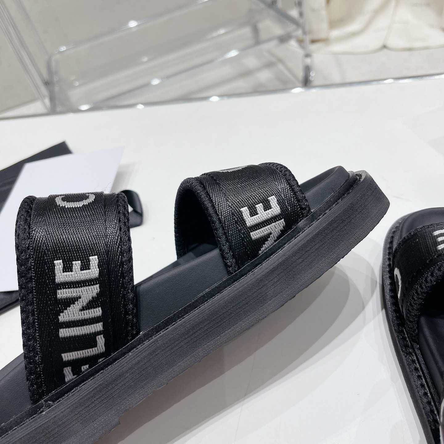 Celine Leo Scratch Sandal In Calfskin - DopestKickz