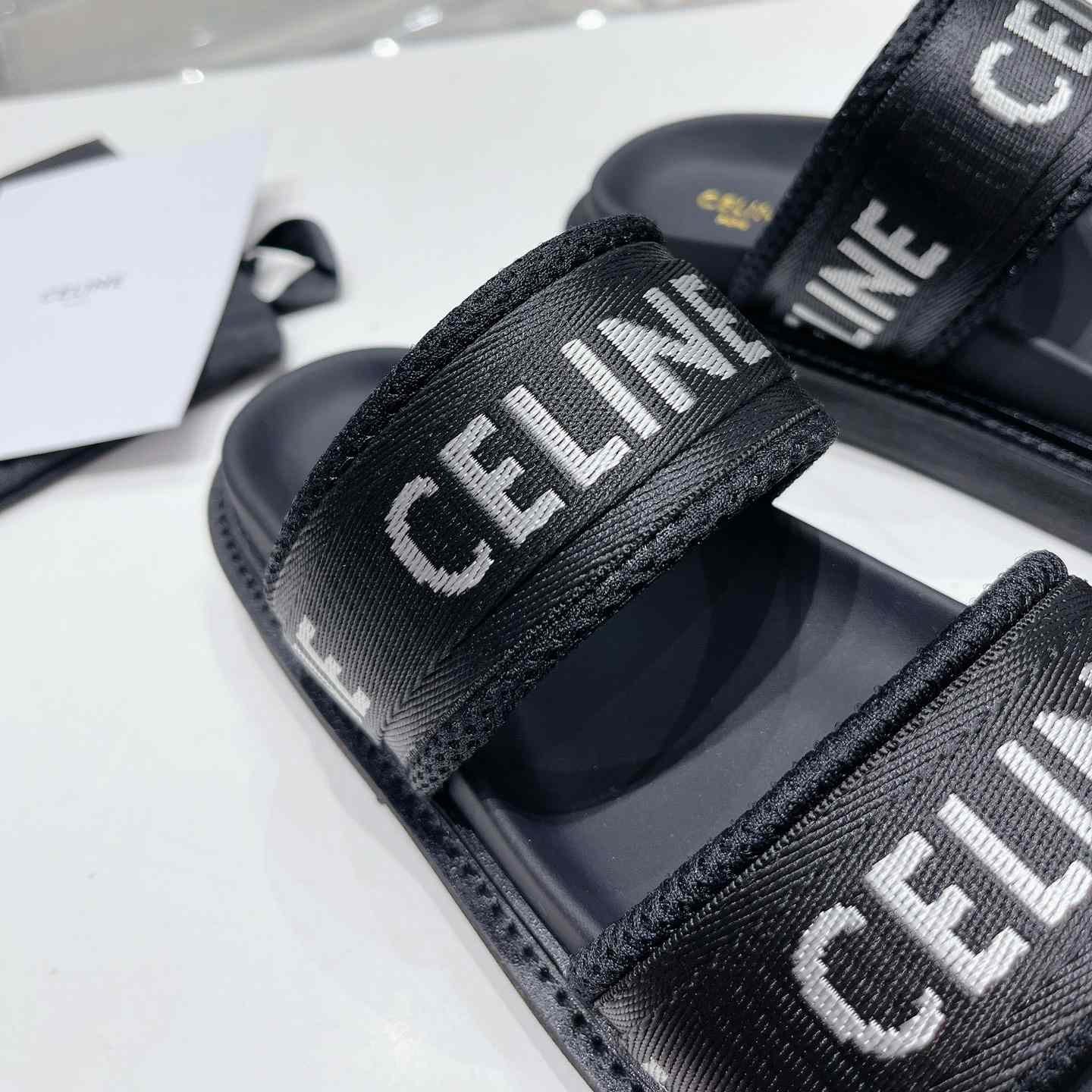 Celine Leo Scratch Sandal In Calfskin - DopestKickz