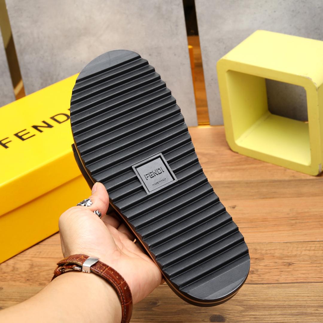 Fendi Black Slides - DopestKickz