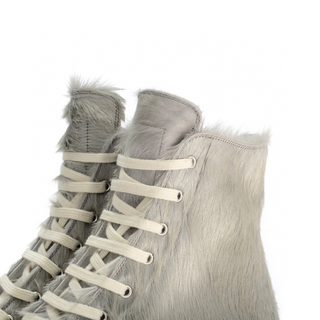 Rick Owens High-top Lace-up Sneakers - DopestKickz