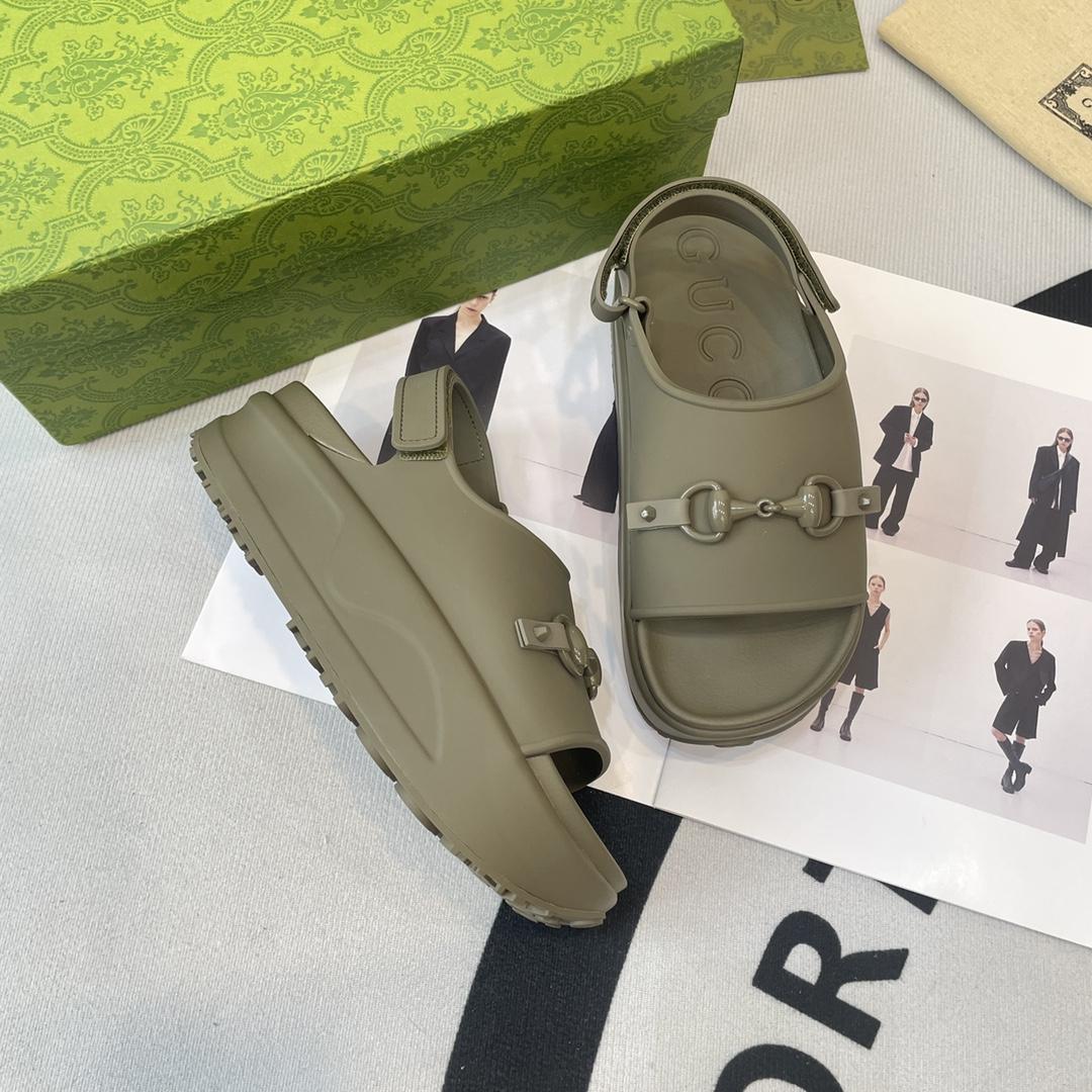 Gucci Horsebit Flatform Sandal - DopestKickz