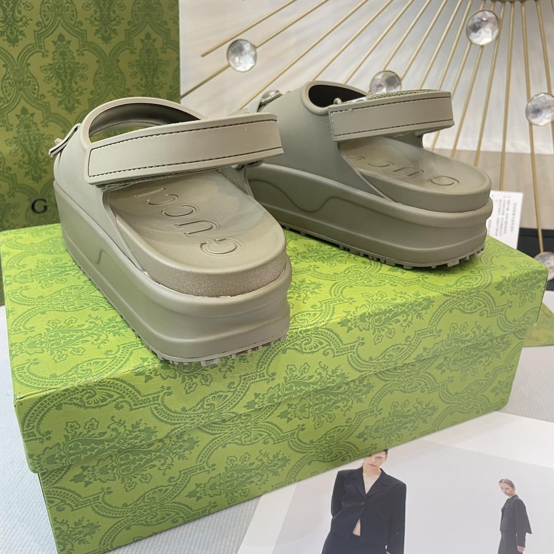 Gucci Horsebit Flatform Sandal - DopestKickz