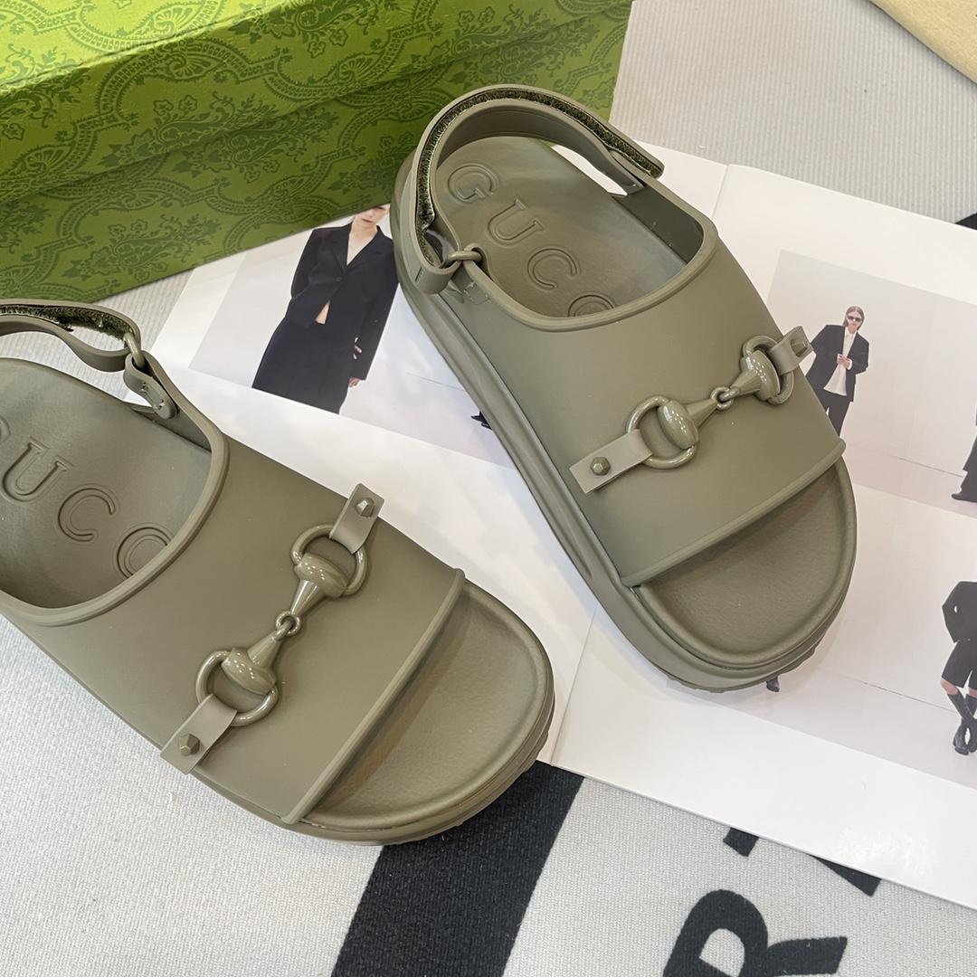 Gucci Horsebit Flatform Sandal - DopestKickz