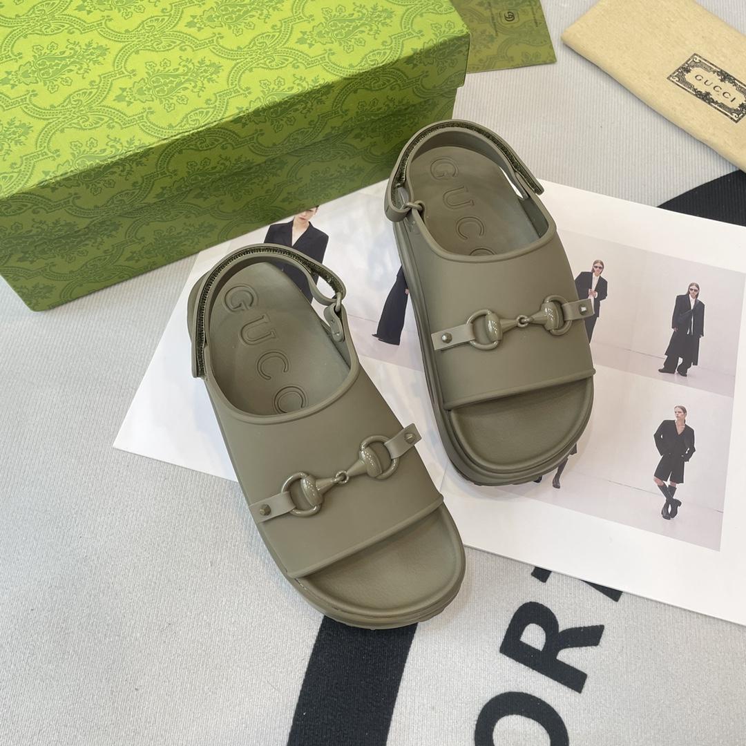 Gucci Horsebit Flatform Sandal - DopestKickz