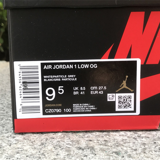 Air Jordan 1 Low “Neutral Grey” Sneaker      CZ0790-100 - DopestKickz