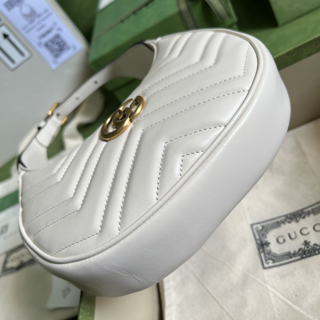 Gucci GG Marmont Half-Moon-Shaped Mini Bag(21.5-11-5cm) - DopestKickz
