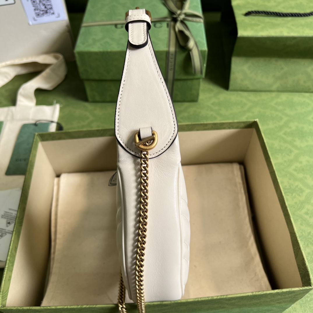 Gucci GG Marmont Half-Moon-Shaped Mini Bag(21.5-11-5cm) - DopestKickz