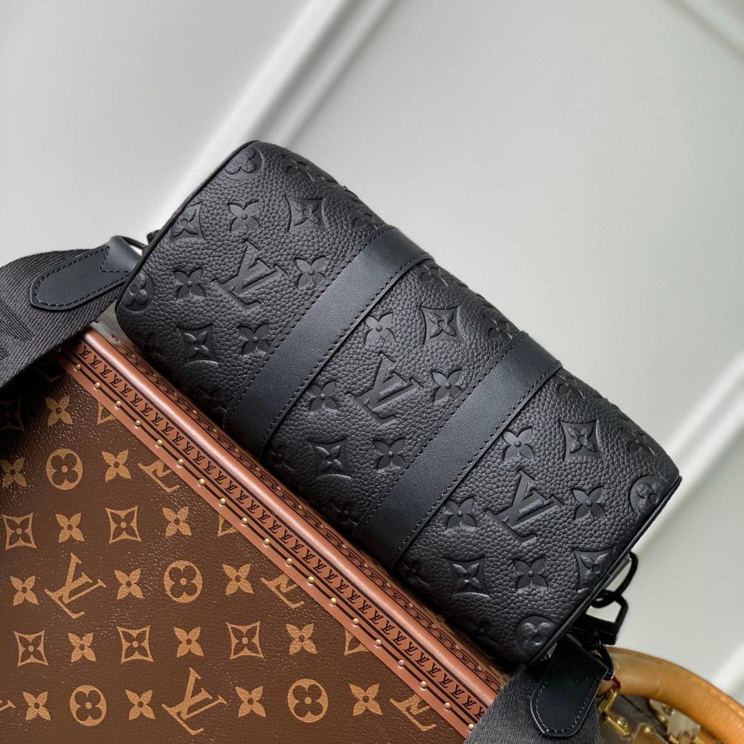 Louis Vuitton CKeepall Bandoulière 25 Taurillon Monogram (25x15x11CM)   M20900 - DopestKickz
