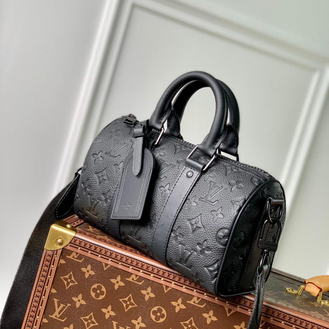 Louis Vuitton CKeepall Bandoulière 25 Taurillon Monogram (25x15x11CM)   M20900 - DopestKickz