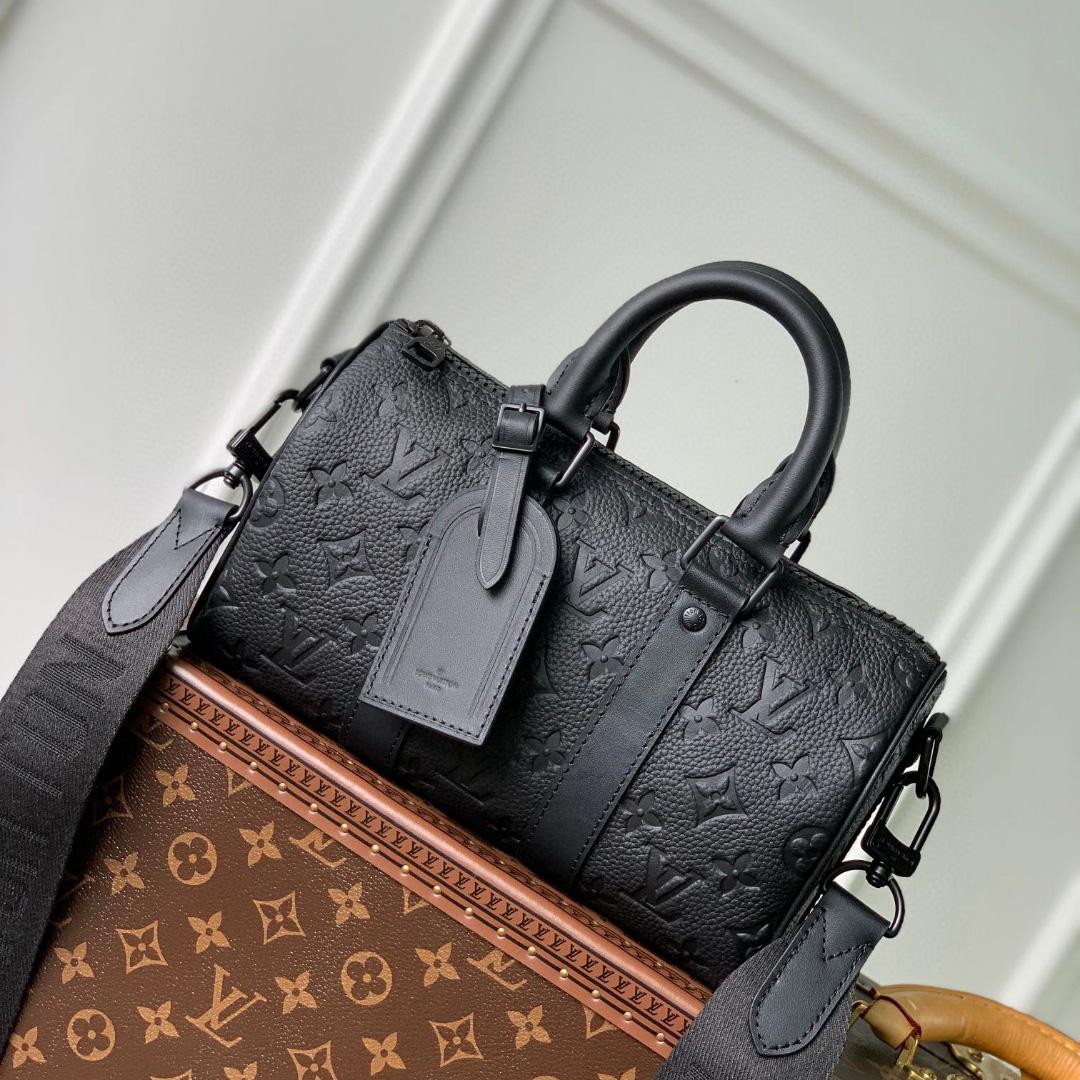 Louis Vuitton CKeepall Bandoulière 25 Taurillon Monogram (25x15x11CM)   M20900 - DopestKickz