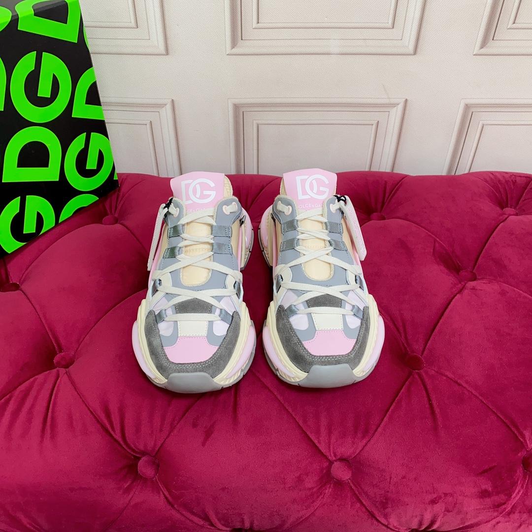 Dolce & Gabbana Mixed-material Airmaster Mule Sneakers - DopestKickz