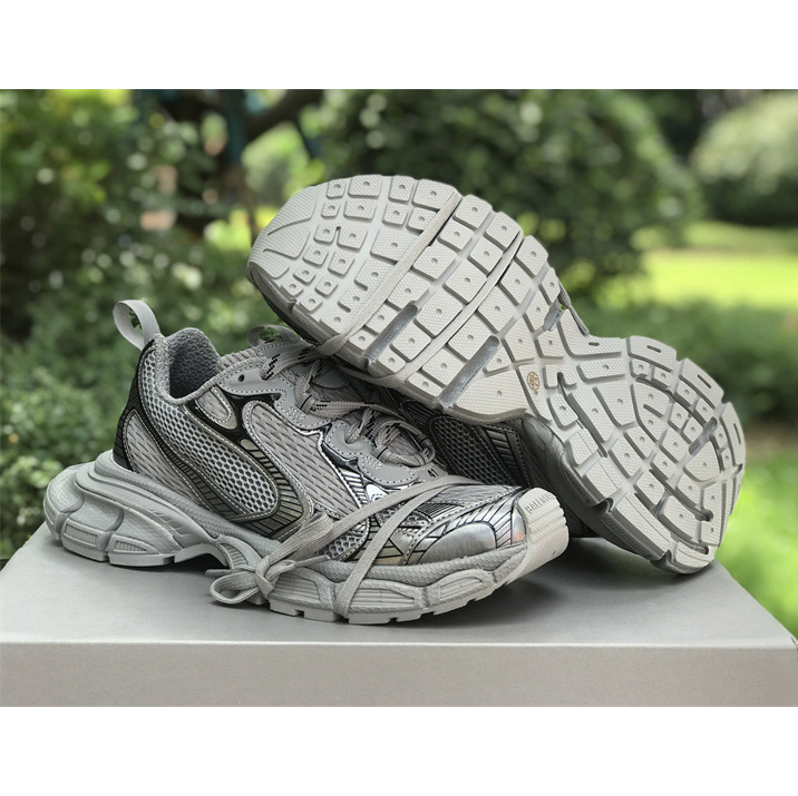 Balenciaga 3XL Worn-Out In Dark Grey - DopestKickz