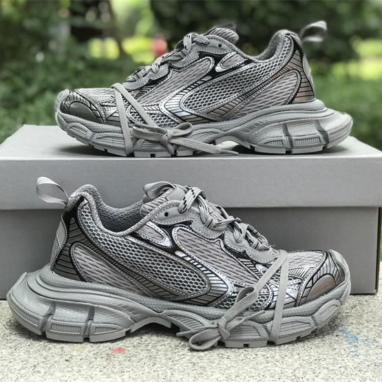 Balenciaga 3XL Worn-Out In Dark Grey - DopestKickz