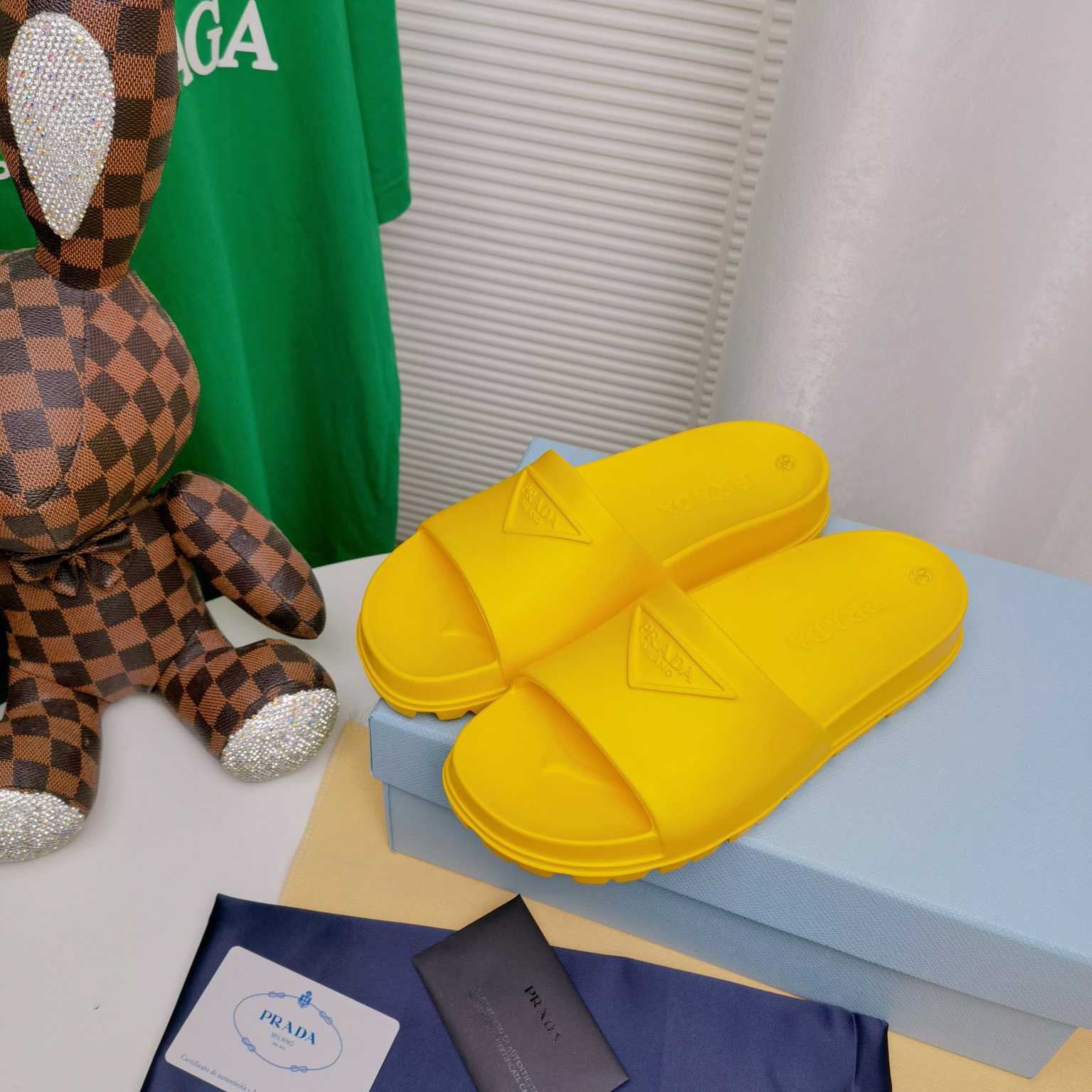 Prada Rubber Slides - DopestKickz
