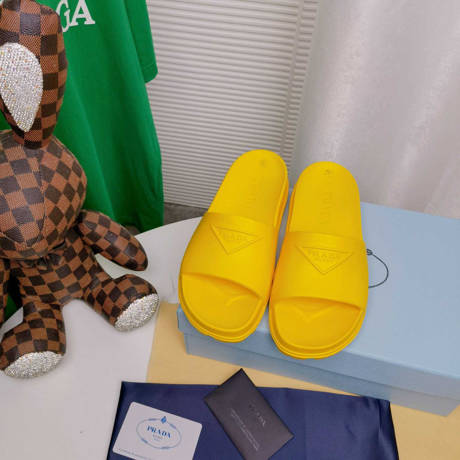 Prada Rubber Slides - DopestKickz