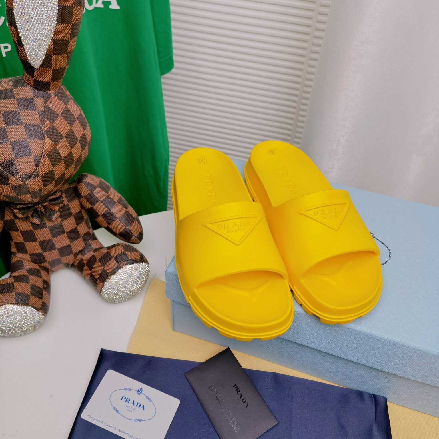 Prada Rubber Slides - DopestKickz