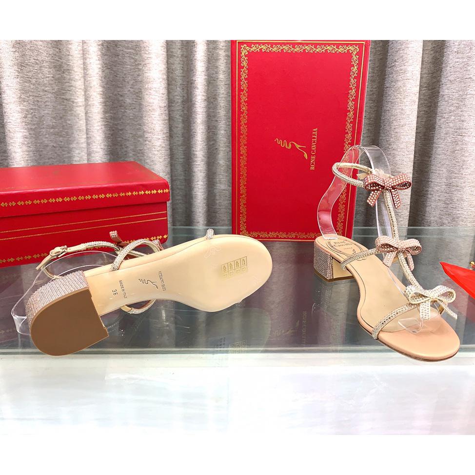 Rene Caovilla Sandals With Ankle Laces Caterina - DopestKickz