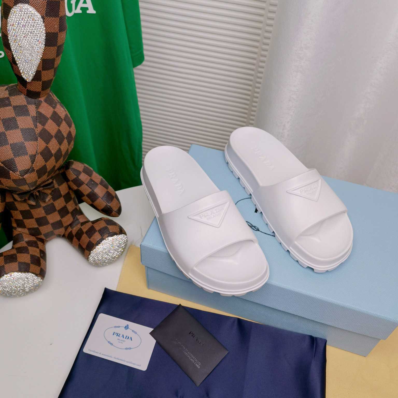 Prada Rubber Slides - DopestKickz