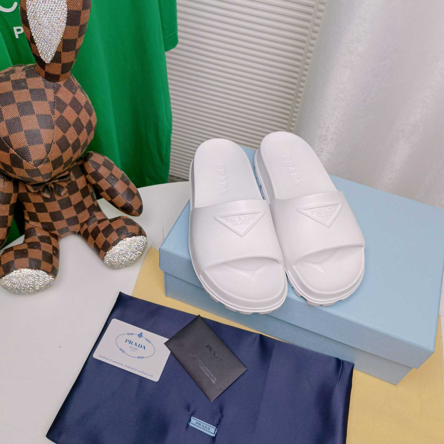 Prada Rubber Slides - DopestKickz