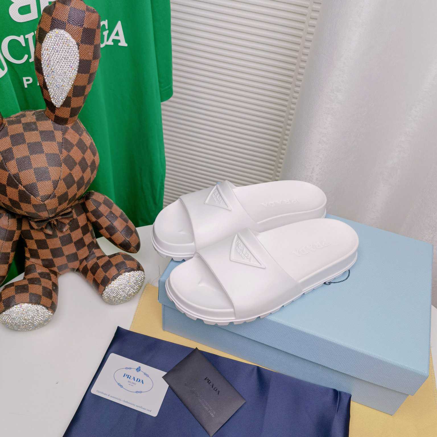 Prada Rubber Slides - DopestKickz