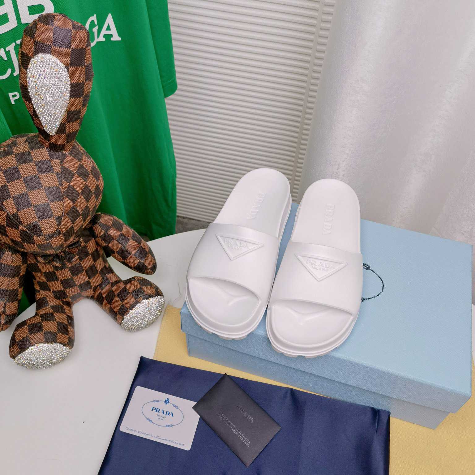 Prada Rubber Slides - DopestKickz