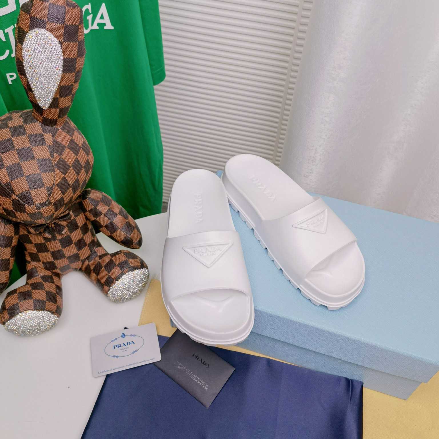 Prada Rubber Slides - DopestKickz