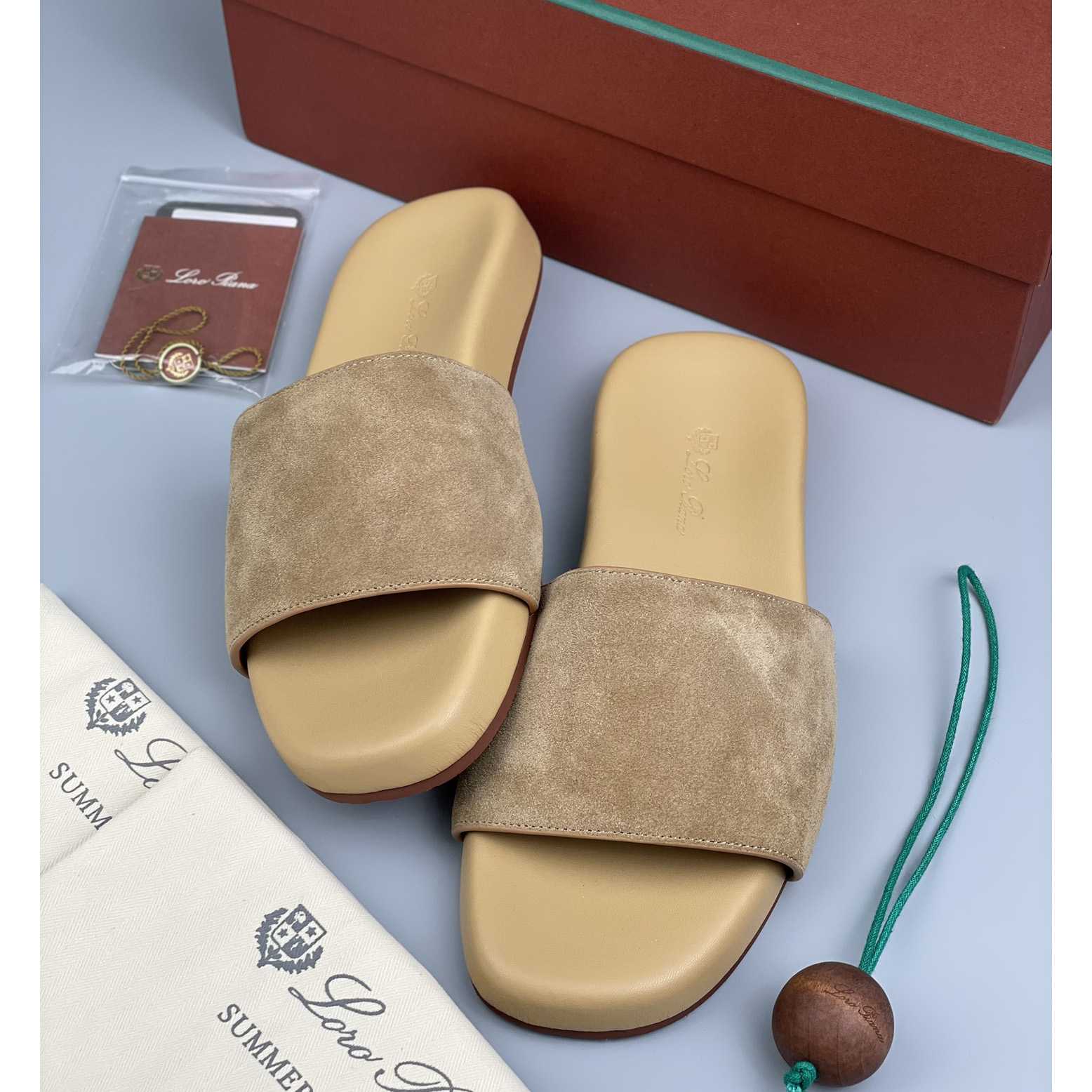 Loro Piana Slide Sandal  - DopestKickz