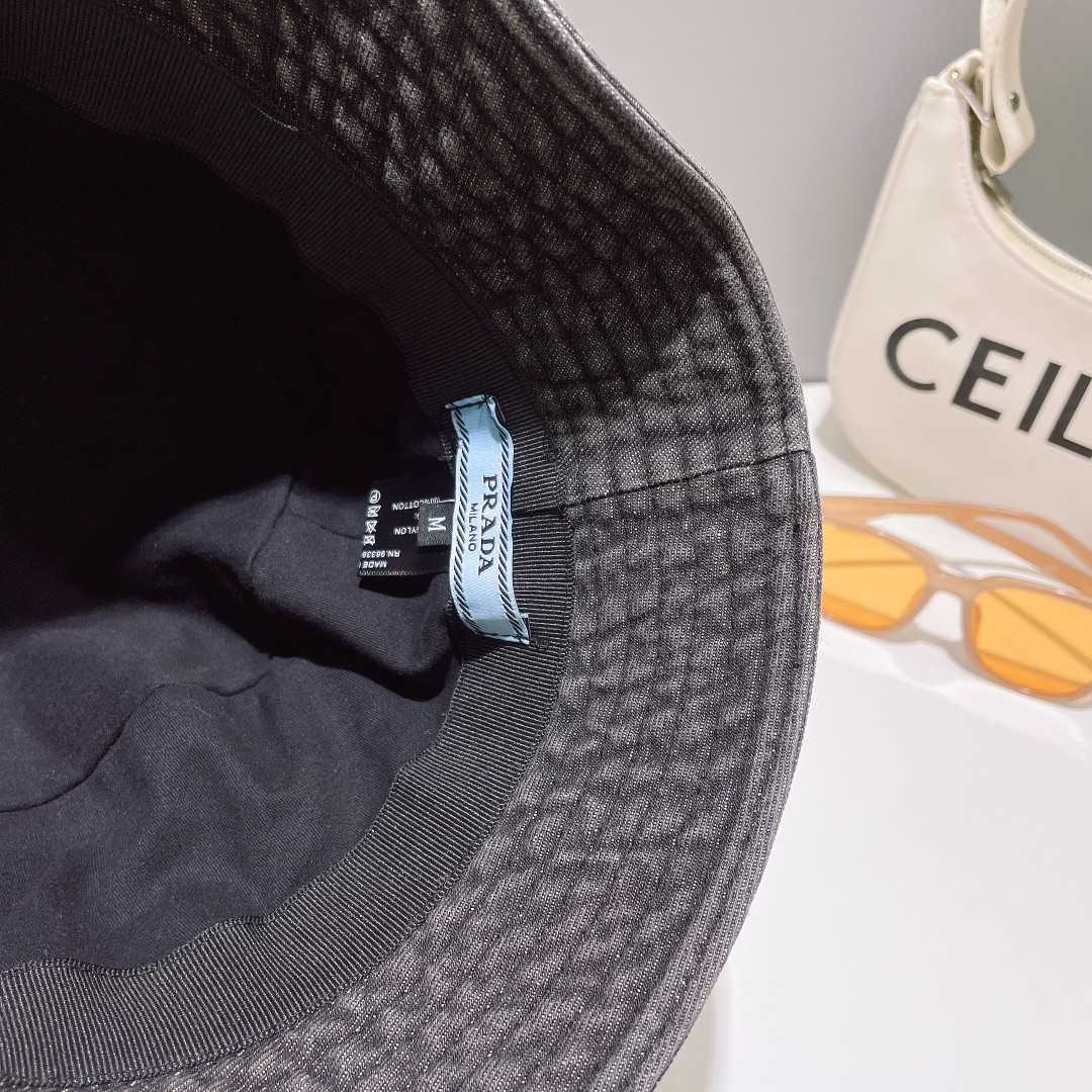 Prada Denim Bucket Hat - DopestKickz