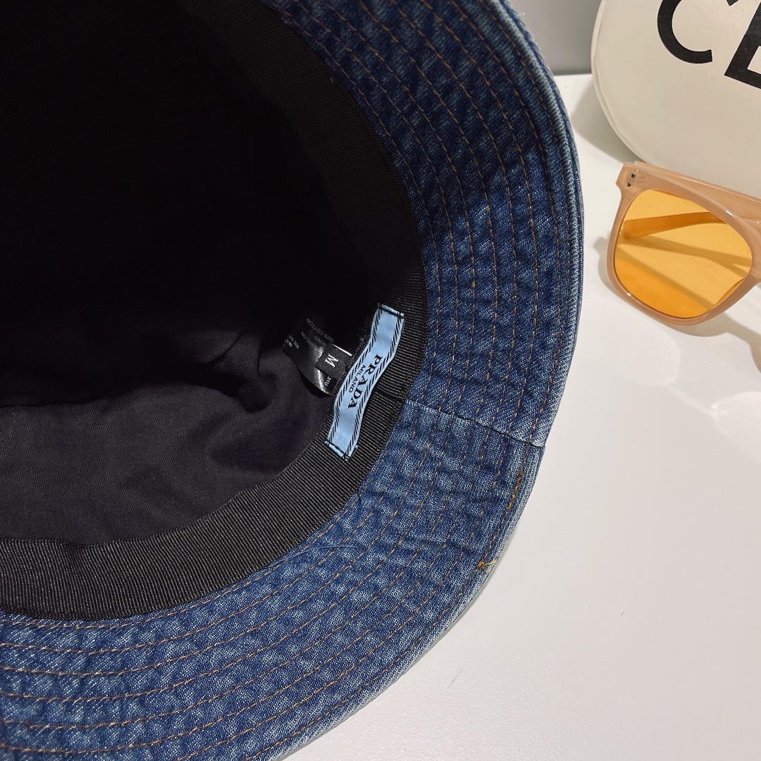 Prada Denim Bucket Hat - DopestKickz