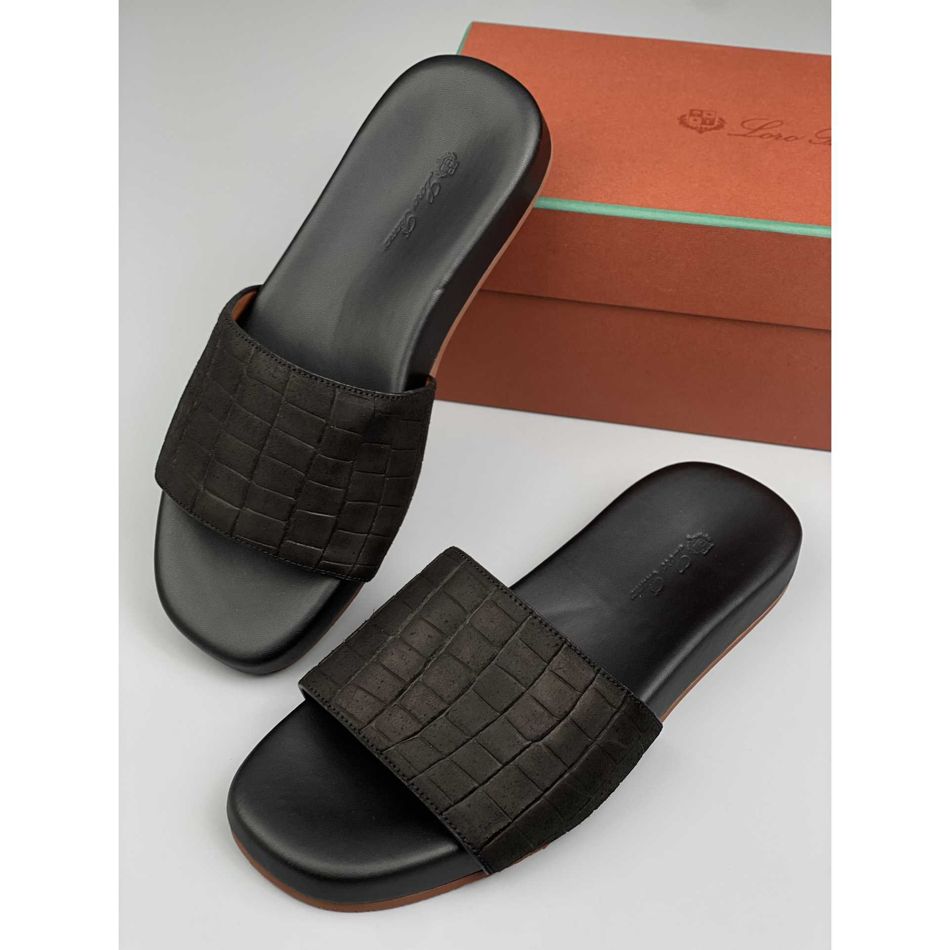 Loro Piana Slide Sandal  - DopestKickz
