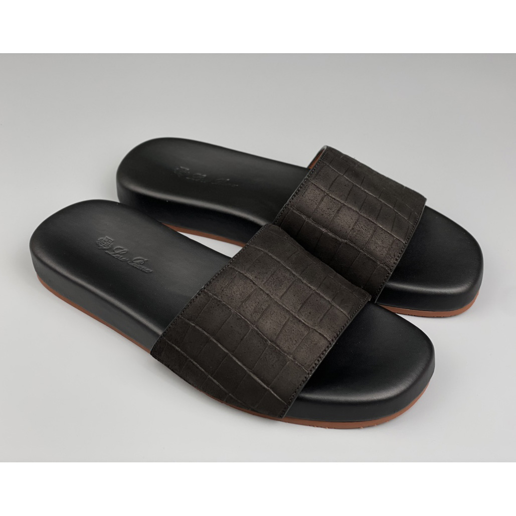Loro Piana Slide Sandal  - DopestKickz