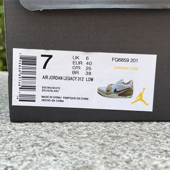 Jordan Legacy 312 Low Sneaker     FQ6859-201  - DopestKickz