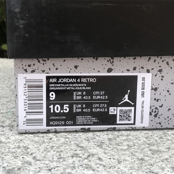 Air Jordan 4 WMNS “Frozen Moments” Sneakers  AQ9129-001  - DopestKickz