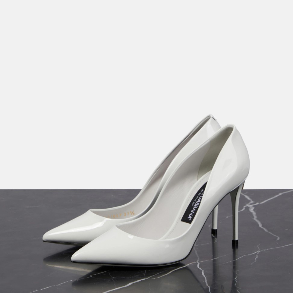 Dolce & Gabbana Cardinale Patent Leather Pumps - DopestKickz