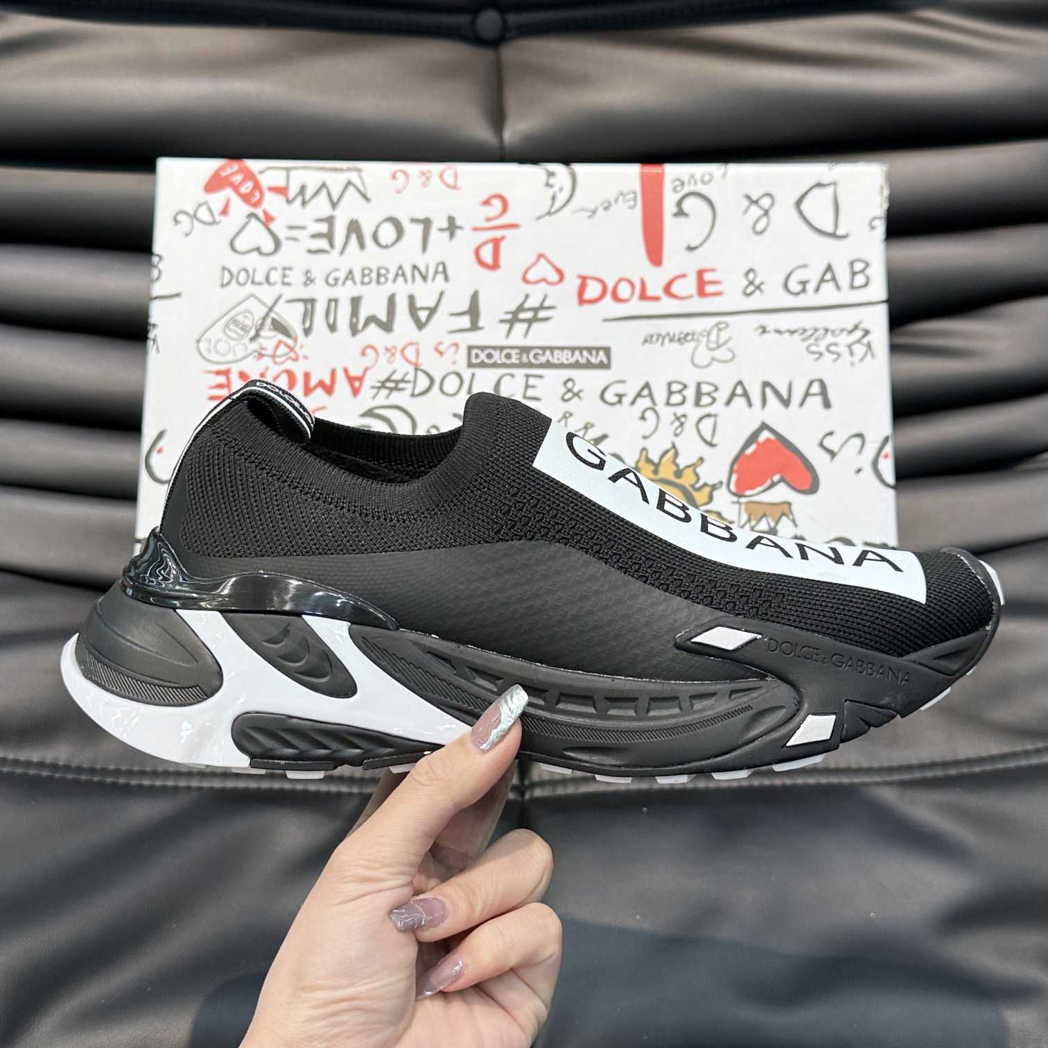 Dolce & Gabbana Stretch Mesh Fast Sneakers - DopestKickz