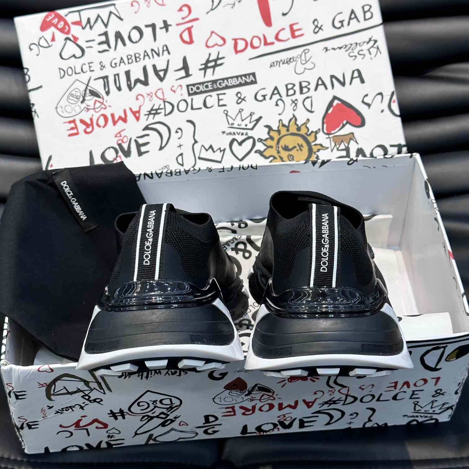 Dolce & Gabbana Stretch Mesh Fast Sneakers - DopestKickz