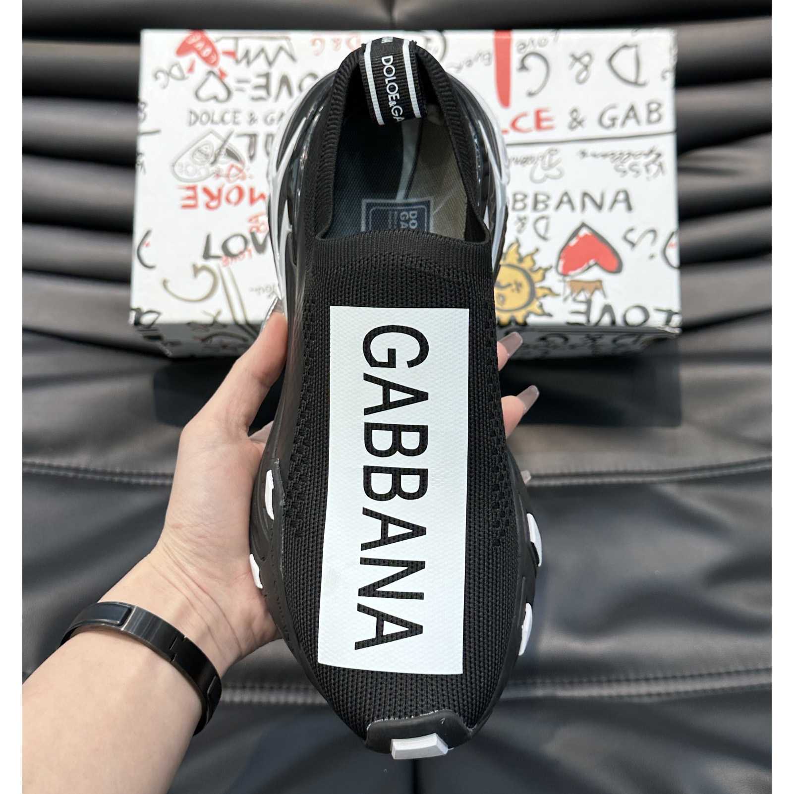 Dolce & Gabbana Stretch Mesh Fast Sneakers - DopestKickz