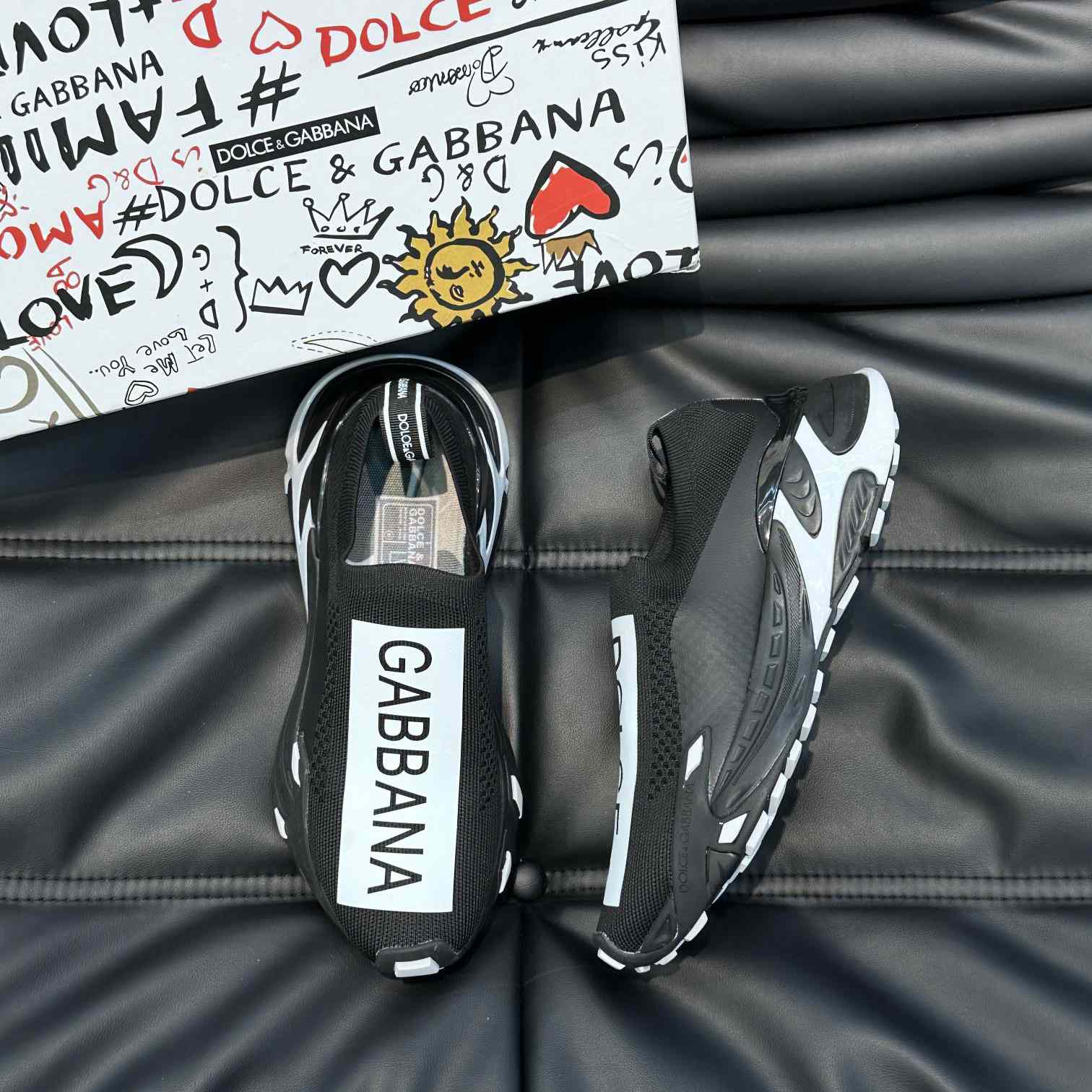 Dolce & Gabbana Stretch Mesh Fast Sneakers - DopestKickz