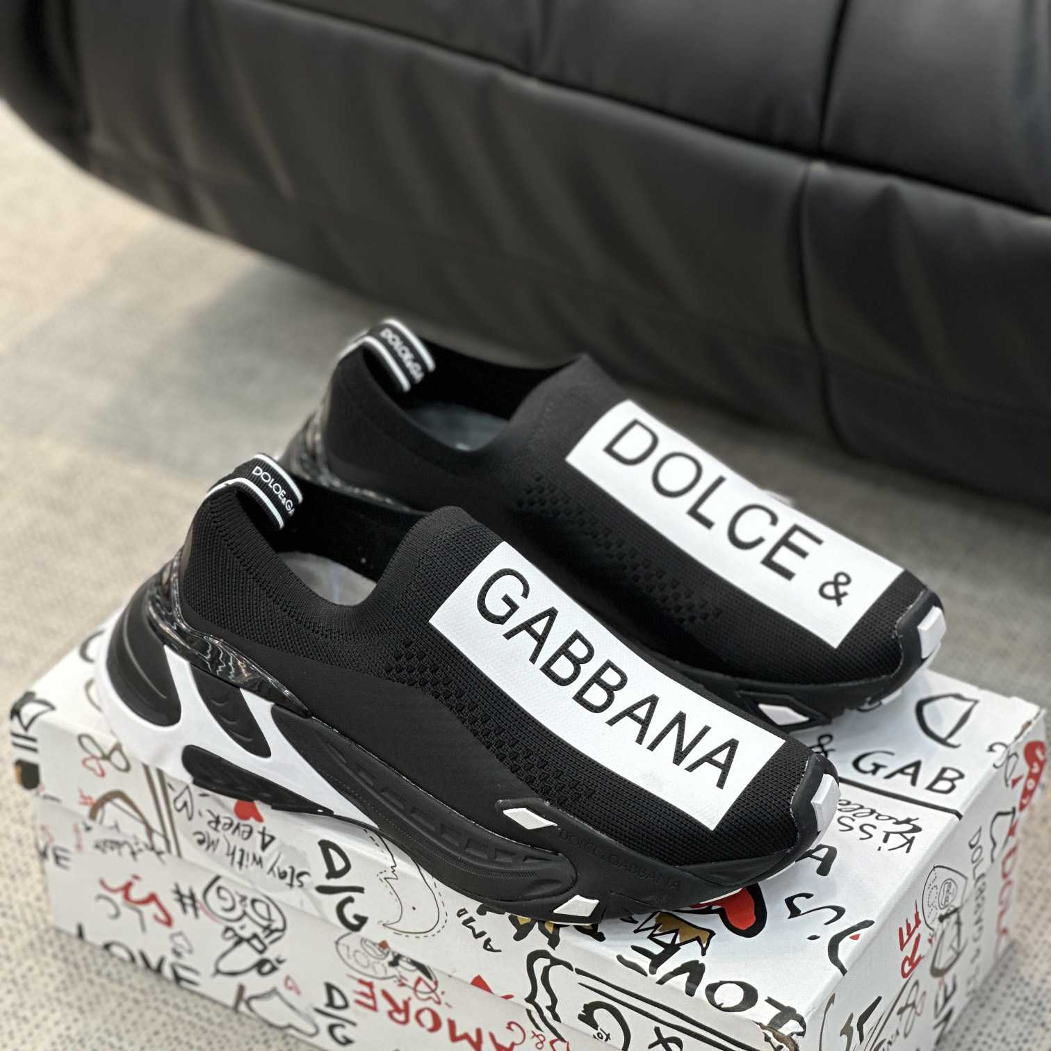 Dolce & Gabbana Stretch Mesh Fast Sneakers - DopestKickz