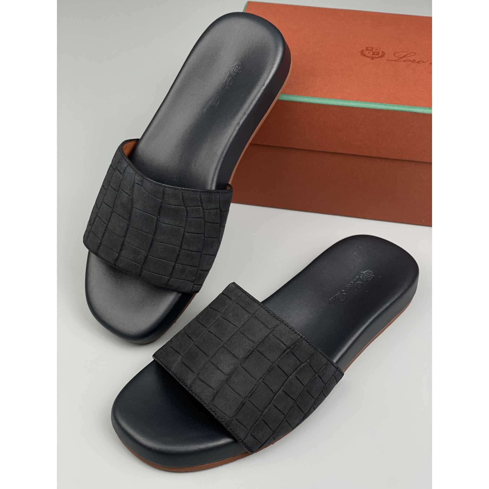 Loro Piana Slide Sandal  - DopestKickz