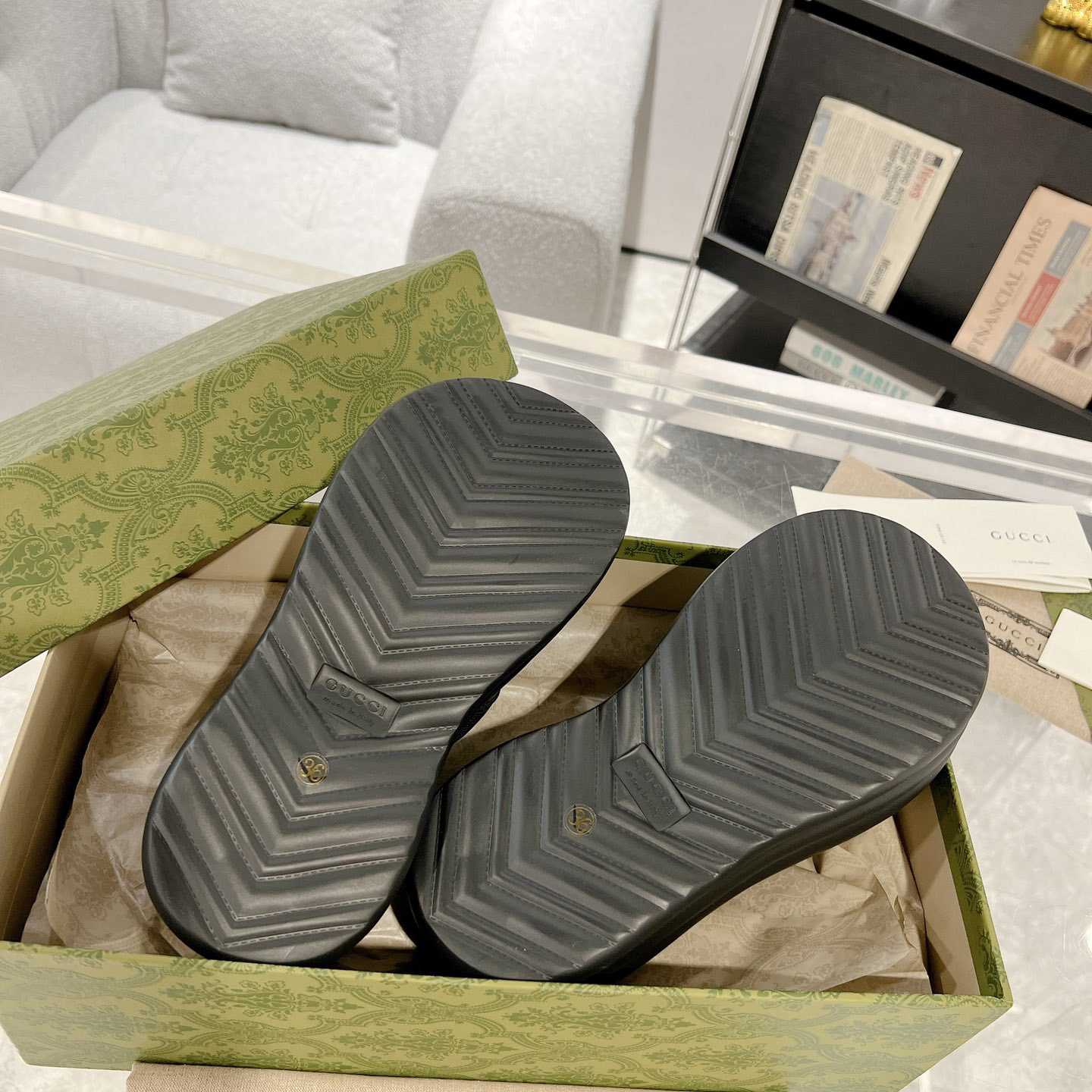 Gucci Women's GG Platform Slide Sandal - DopestKickz