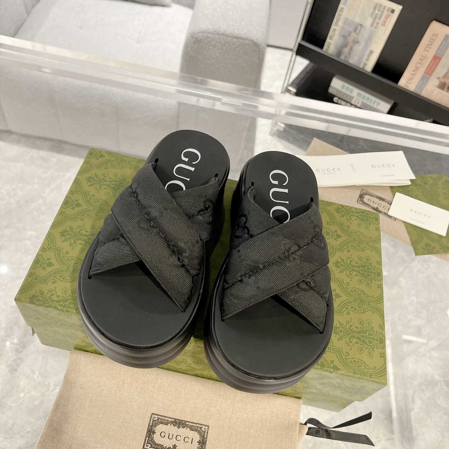 Gucci Women's GG Platform Slide Sandal - DopestKickz